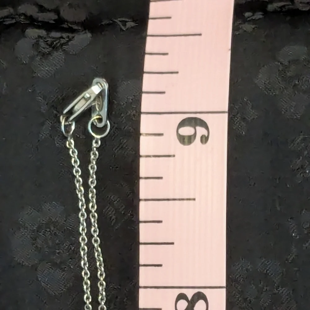 Sterling Silver Diamond Heart Pendant Necklace - Picture 11 of 13